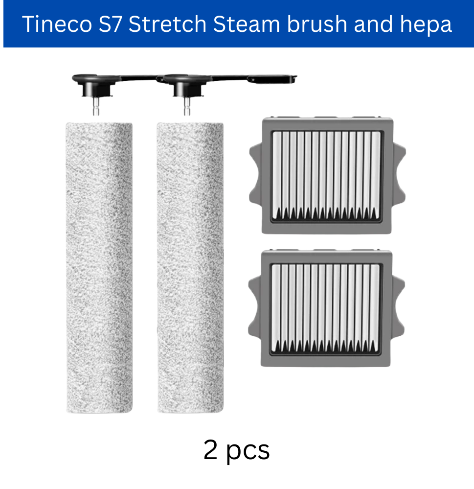 Tineco S7 Stretch Steam brush+hepa*2
