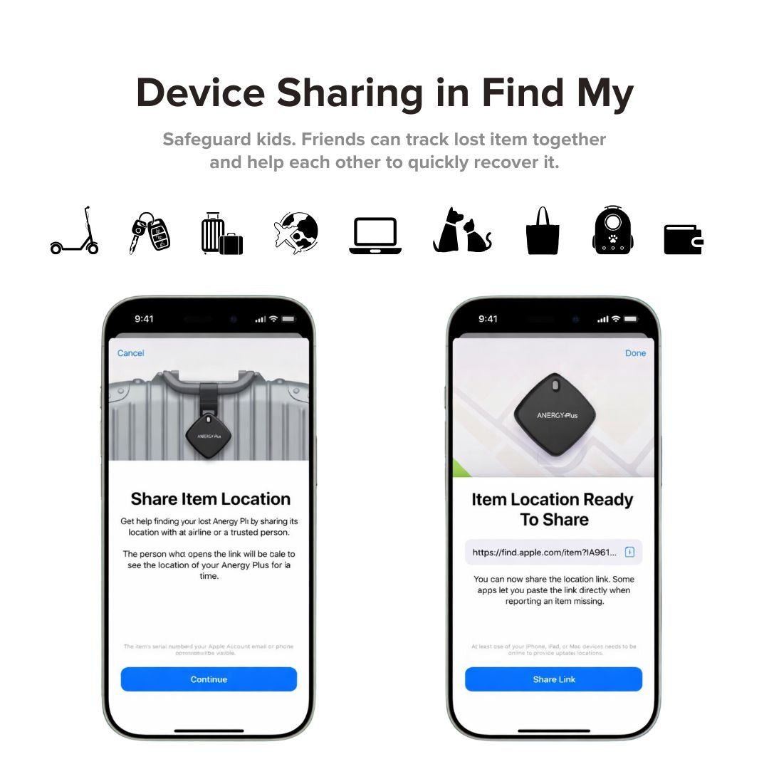 Airbot Anergy Tracker Tag AT10 Apple Findmy Device