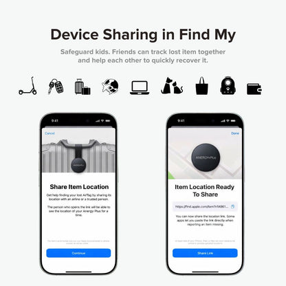 Airbot Anergy Tracker Tag AT20 Apple Findymy Device IOS