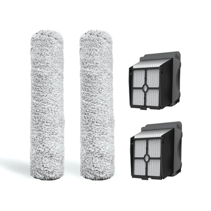 TINECO FLOOR ONE S3 REPLACEMENT BRUSH ROLLER KIT-2X BRUSH ROLLER & 2X HEPA ASSY